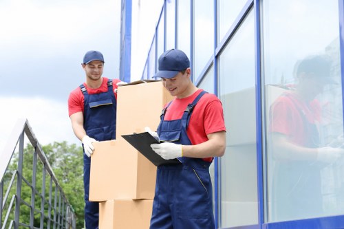 Man and van moving service working in Soho central London