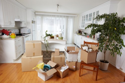 Organised packing and storage preparation for Soho customers