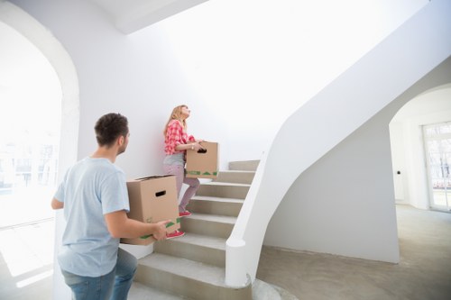 Organised household storage options for a central London flat in Soho