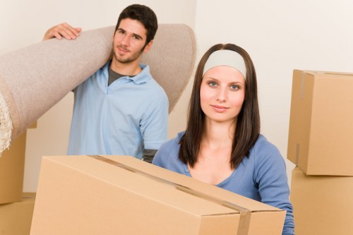 Packing and organising items for self storage near Soho